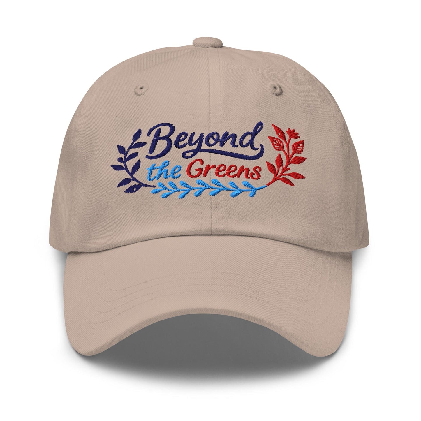 Beyond the Greens Embroidered Golf Cap - Funny Golf Tee by Swing Epic