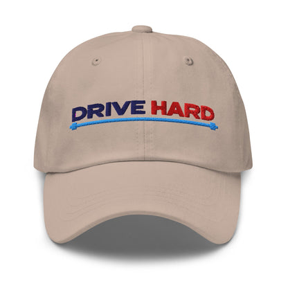 Drive Hard Embroidered Golf Cap - Funny Golf Tee by Swing Epic