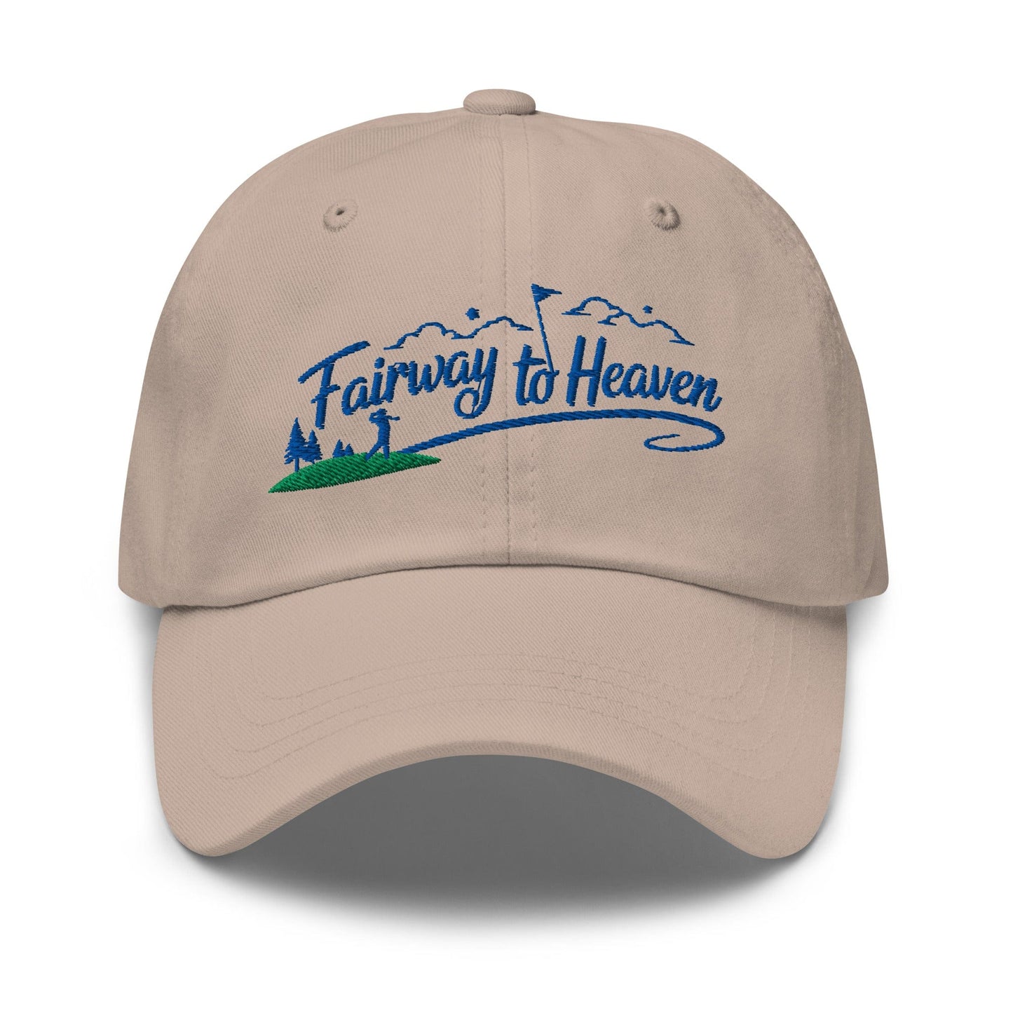 Fairway to Heaven Embroidered Golf Cap - Funny Golf Tee by Swing Epic