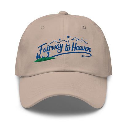 Fairway to Heaven Embroidered Golf Cap - Funny Golf Tee by Swing Epic