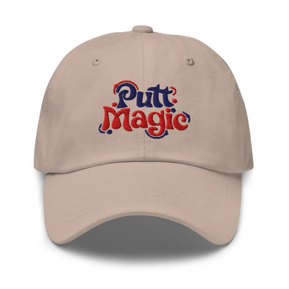 Putt Magic Quirky Embroidered Golf Cap - Funny Golf Tee by Swing Epic