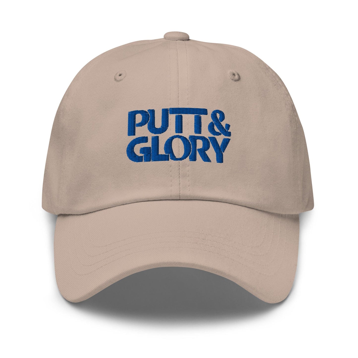Putt and Glory Embroidered Golf Cap - Funny Golf Tee by Swing Epic