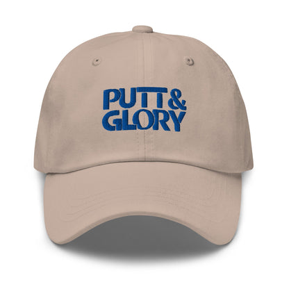 Putt and Glory Embroidered Golf Cap - Funny Golf Tee by Swing Epic