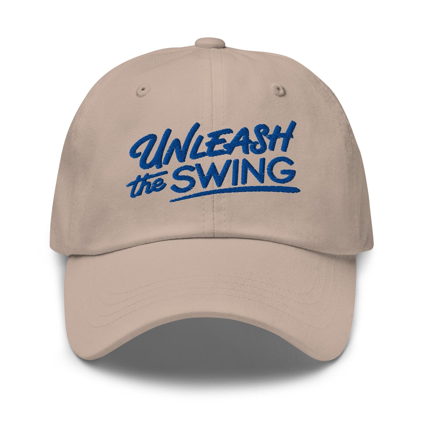 Unleash The Swing Embroidered Golf Cap - Funny Golf Tee by Swing Epic