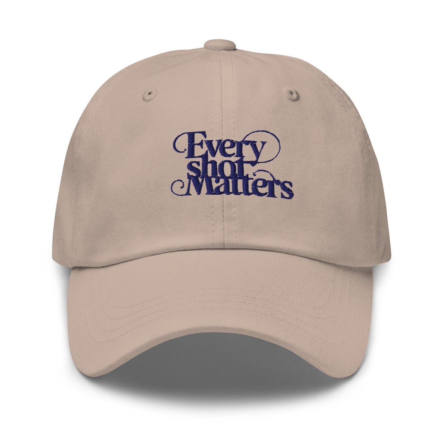 Every Shot Matters Fun Quirky Spirit Embroidered Golf Cap - Funny Golf Tee by Swing Epic