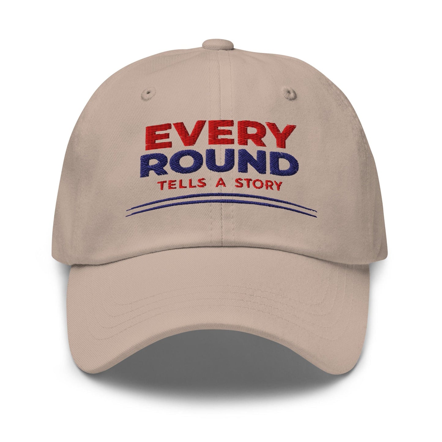 Every Round Tells A Story Embroidered Golf Cap - Funny Golf Tee by Swing Epic