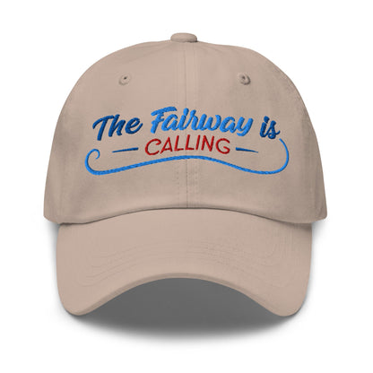 The Fairway is Calling Funny Embroidered Golf Cap - Funny Golf Tee by Swing Epic