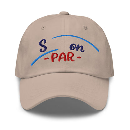 Stay on Par Embroidered Golf Cap - Funny Golf Tee by Swing Epic
