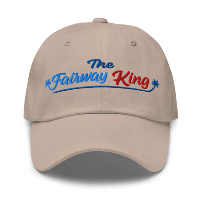 The Fairway King Embroidered Golf Cap - Funny Golf Tee by Swing Epic