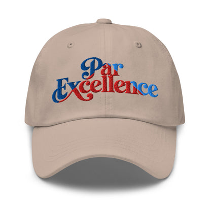 Par Excellence Embroidered Golf Cap - Funny Golf Tee by Swing Epic