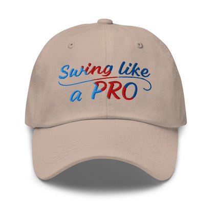Swing Like A Pro Embroidered Golf Cap - Funny Golf Tee by Swing Epic