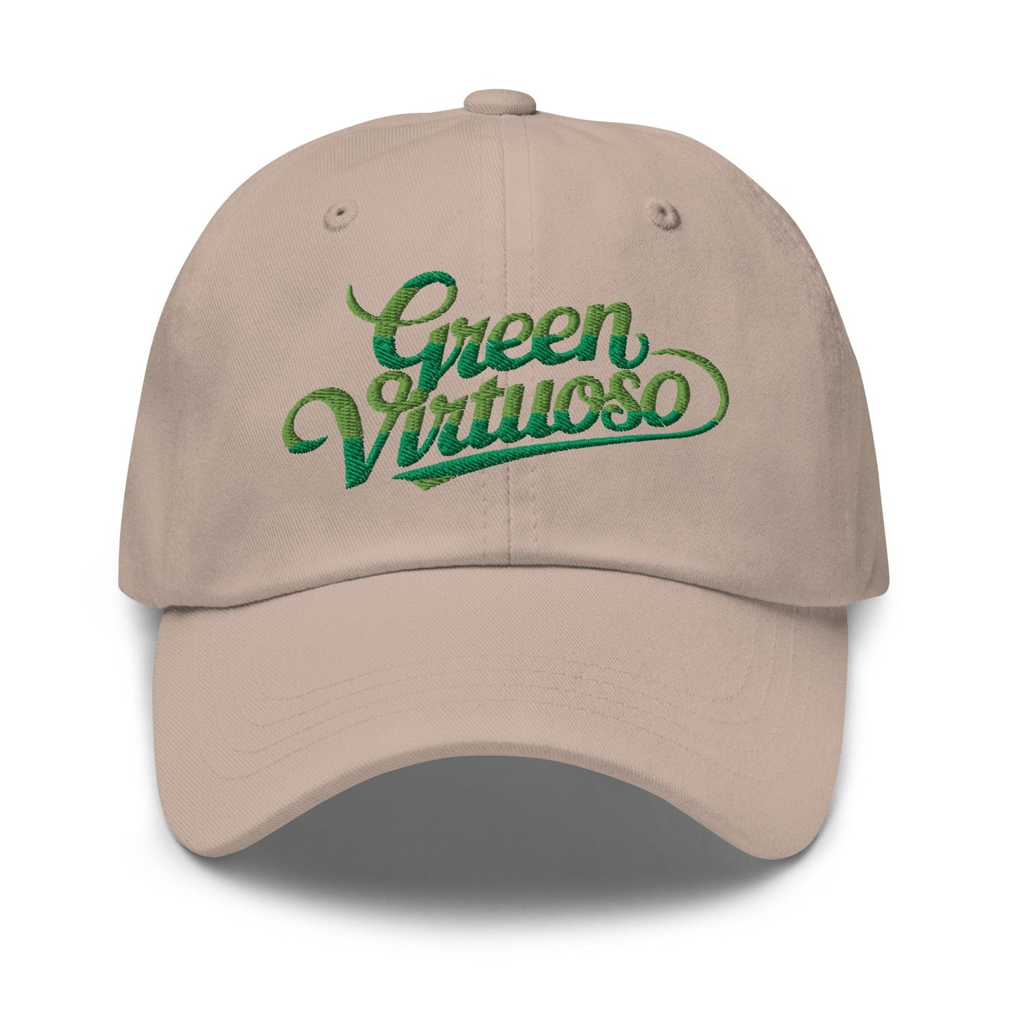 Green Virtuoso Embroidered Golf Cap - Funny Golf Tee by Swing Epic