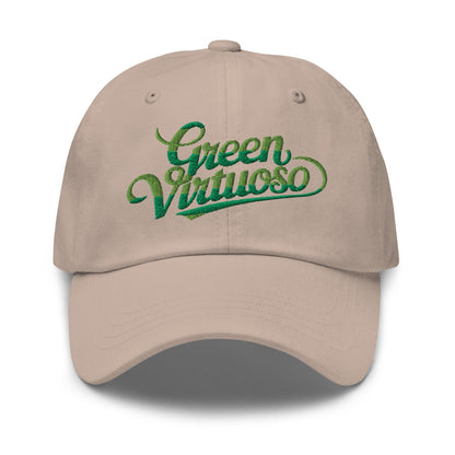 Green Virtuoso Embroidered Golf Cap - Funny Golf Tee by Swing Epic