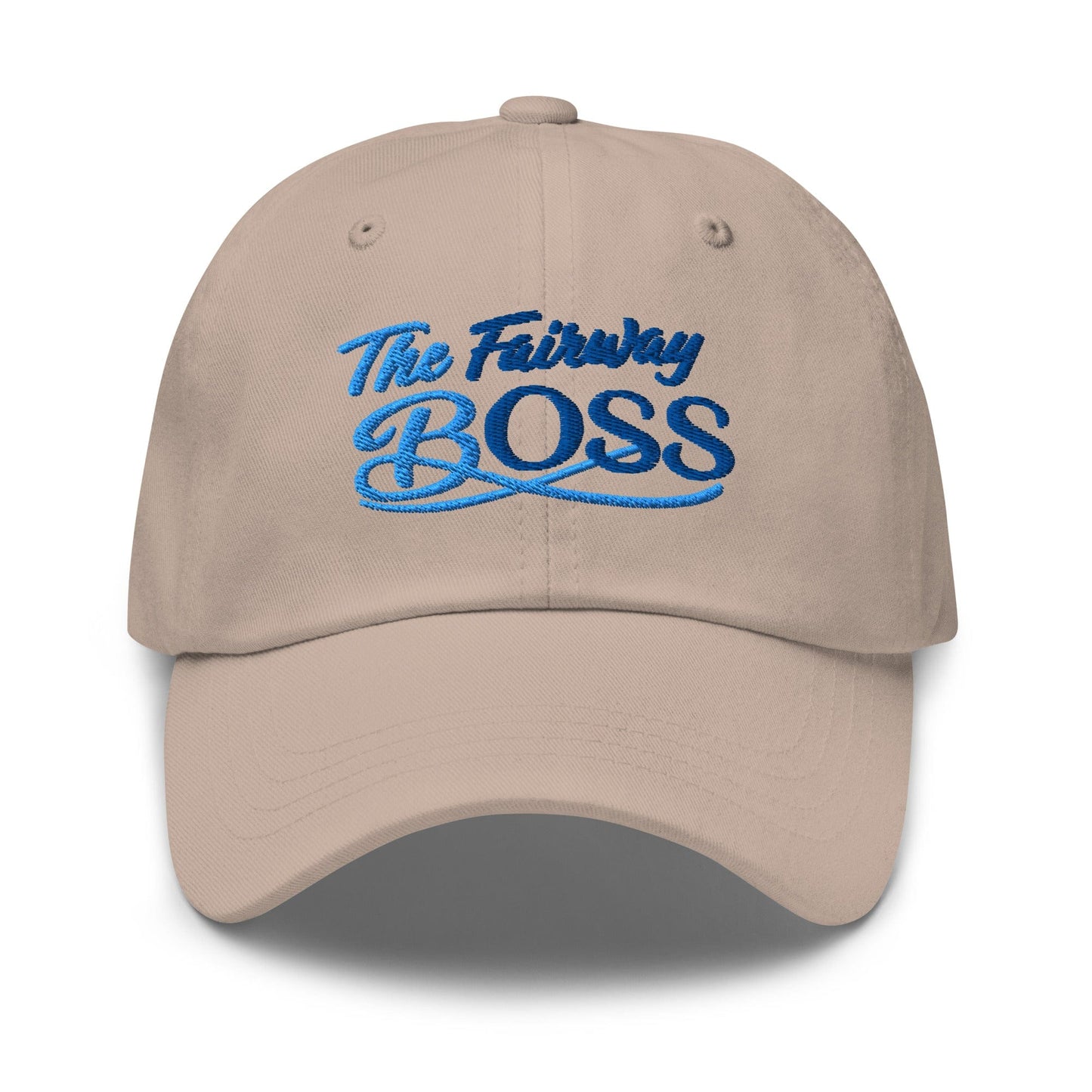 The Fairway Boss Sparkling Glitter Print Embroidered Golf Cap - Funny Golf Tee by Swing Epic