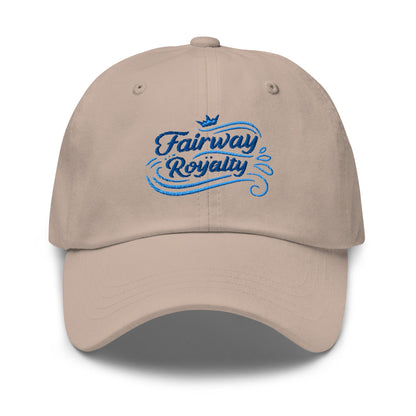 Fairway Royalty Swirls Leaf Detailed Embroidered Golf Cap - Funny Golf Tee by Swing Epic