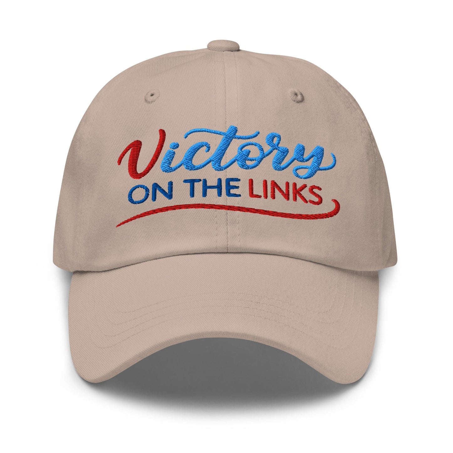 Victory on the Links Fun and Unique Embroidered Golf Cap - Funny Golf Tee by Swing Epic