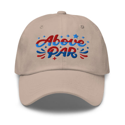 Above Par Embroidered Golf Cap - Funny Golf Tee by Swing Epic