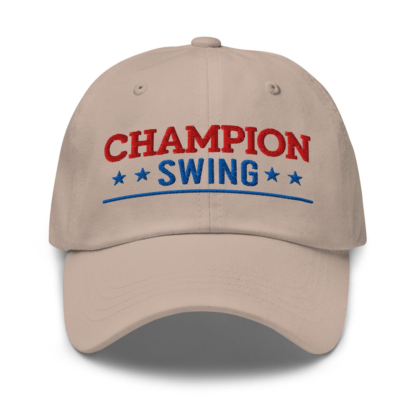 Champion Swing Star-Studded Fun Embroidered Golf Cap - Funny Golf Tee by Swing Epic