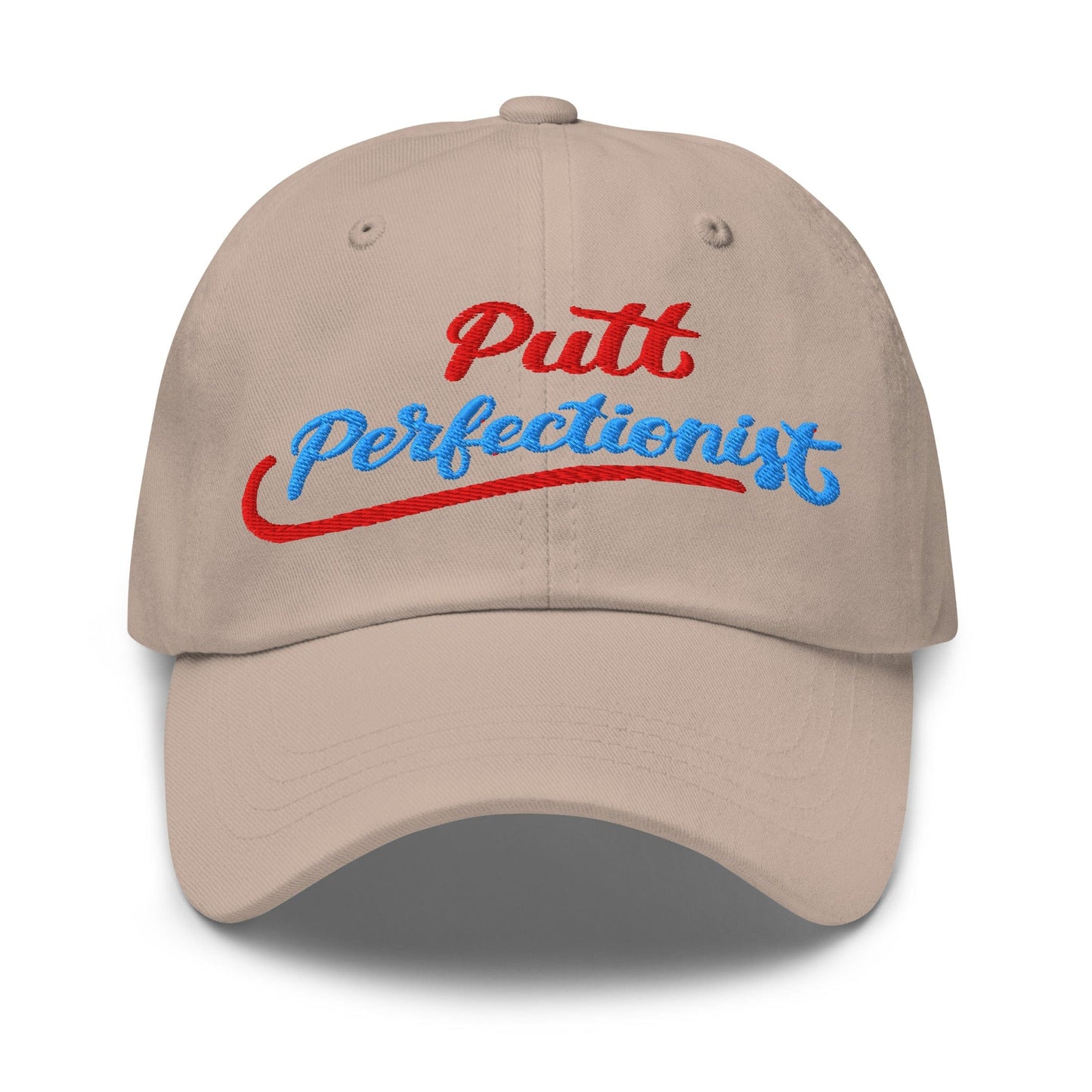 Putt Perfectionist Fun Embroidered Golf Cap - Funny Golf Tee by Swing Epic