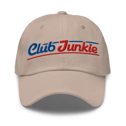 Club Junkie Embroidered Golf Cap - Funny Golf Tee by Swing Epic
