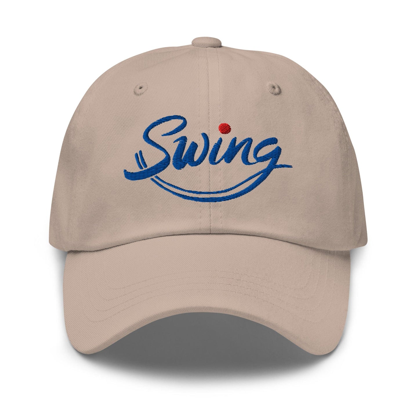 Swing into Action Statement Embroidered Golf Cap - Funny Golf Tee by Swing Epic