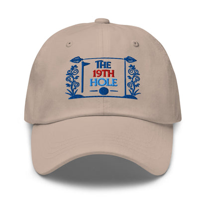 The 19th Hole Fun Embroidered Golf Cap - Funny Golf Tee by Swing Epic