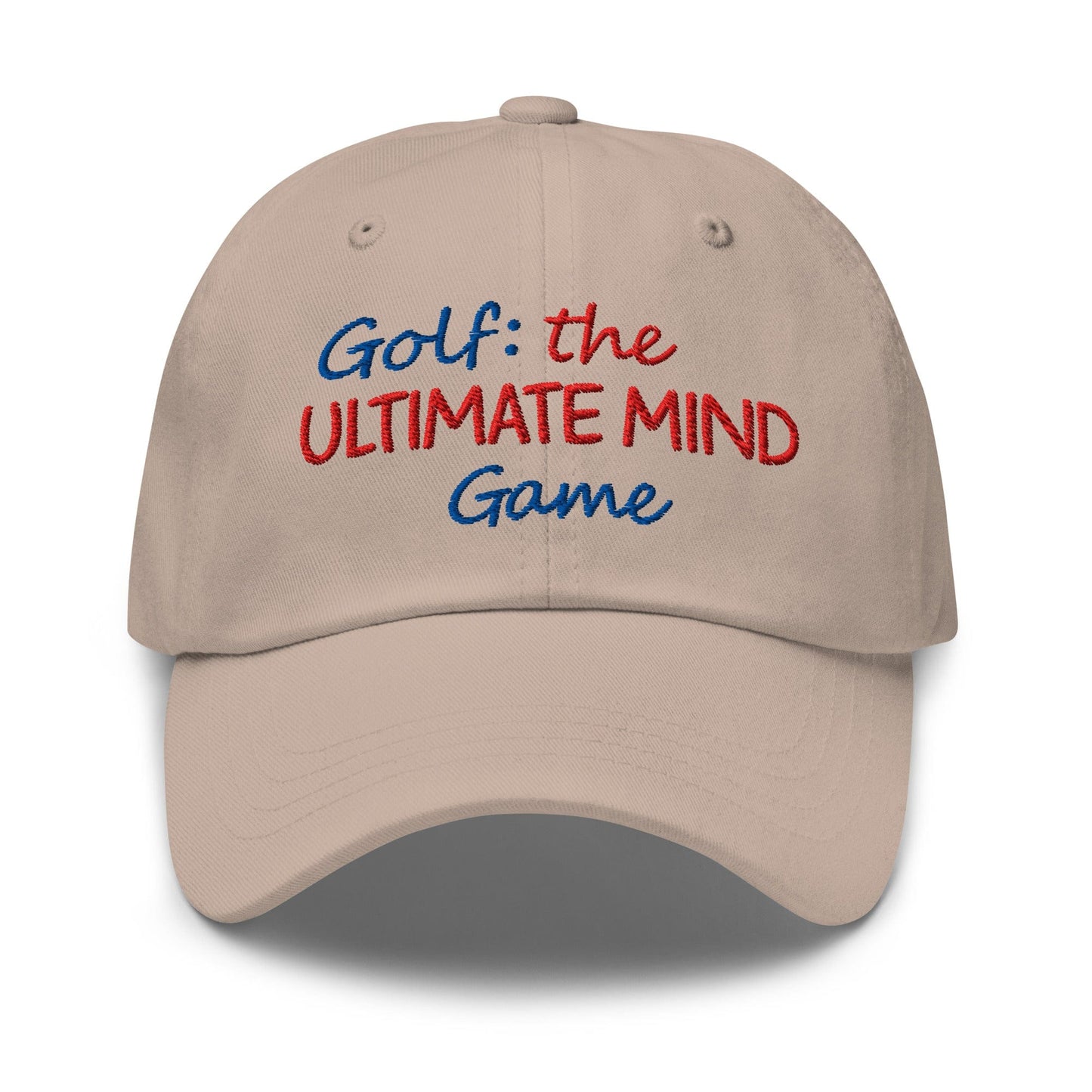 Golf: The Ultimate Mind Game Embroidered Golf Cap - Funny Golf Tee by Swing Epic