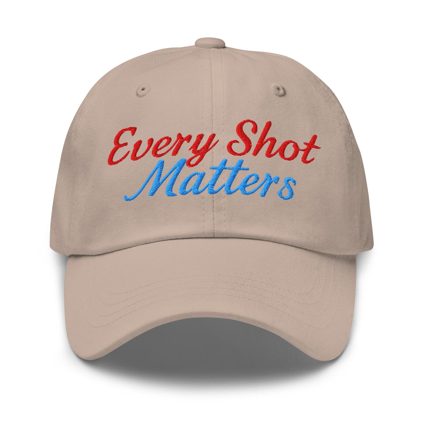Every Shot Matters Fun Embroidered Golf Cap - Funny Golf Tee by Swing Epic