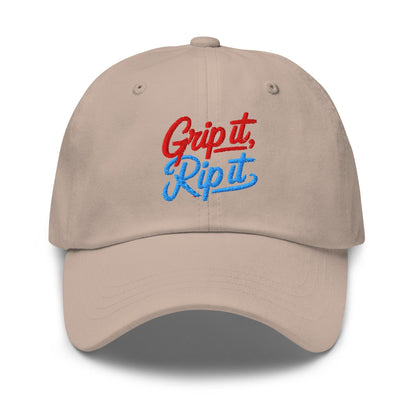 Grip it Rip it Quirky Fun Embroidered Golf Cap - Funny Golf Tee by Swing Epic