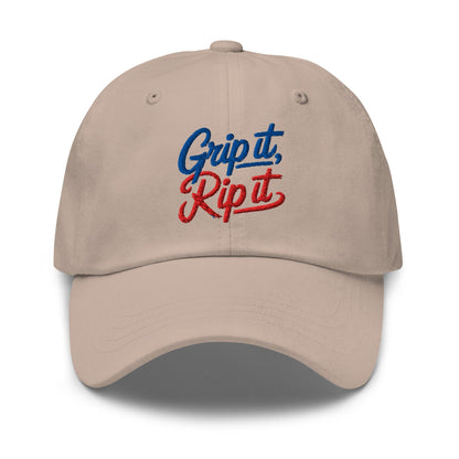 Grip it Rip it Quirky Fun Embroidered Golf Cap - Funny Golf Tee by Swing Epic