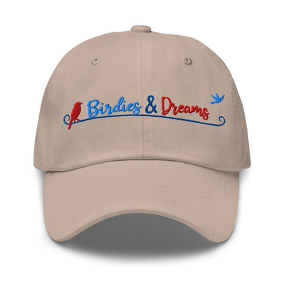 Birdies & Dreams Embroidered Golf Cap - Funny Golf Tee by Swing Epic