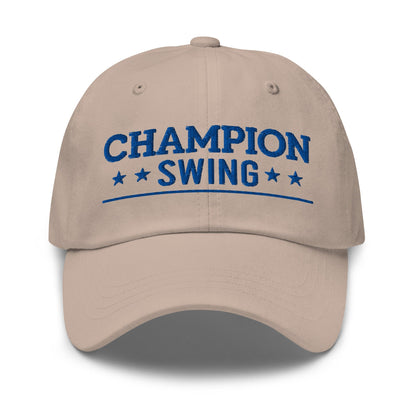 Champion Swing Embroidered Golf Cap - Funny Golf Tee by Swing Epic