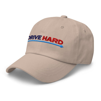 Drive Hard Embroidered Golf Cap - Funny Golf Tee by Swing Epic