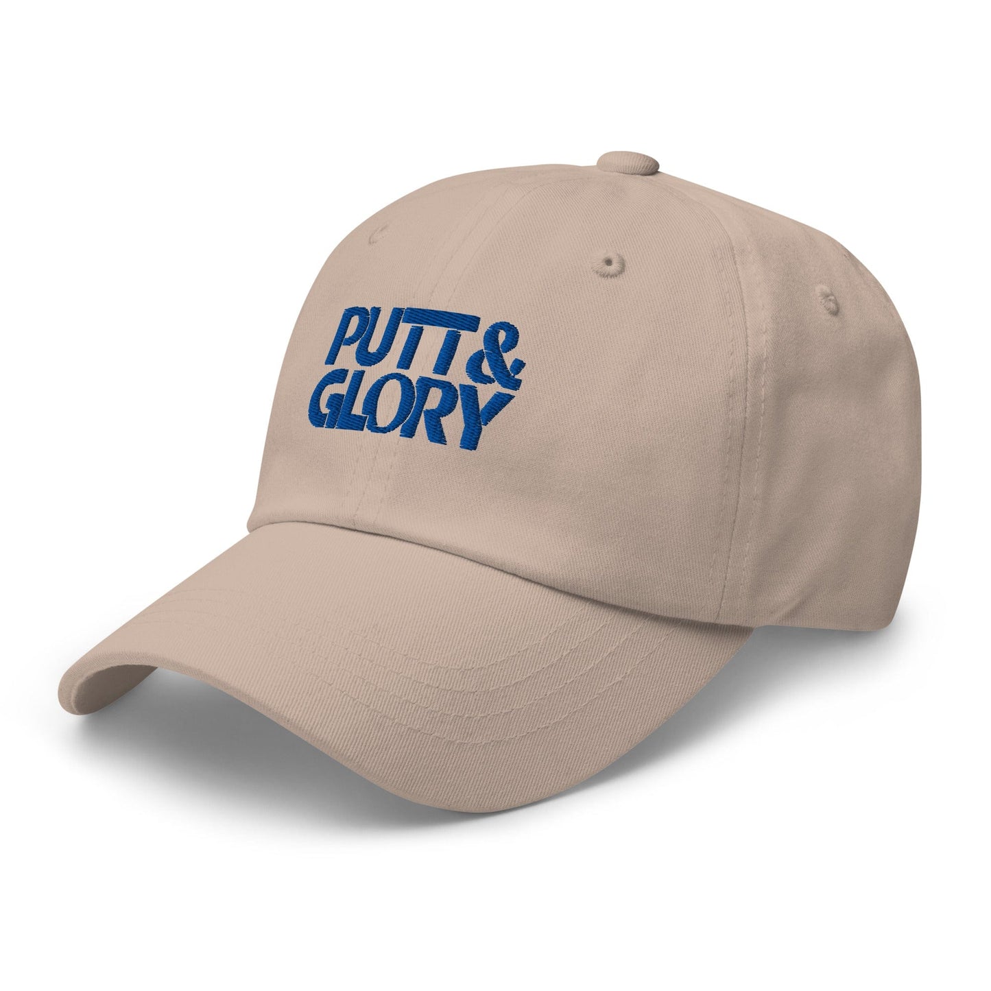 Putt and Glory Embroidered Golf Cap - Funny Golf Tee by Swing Epic