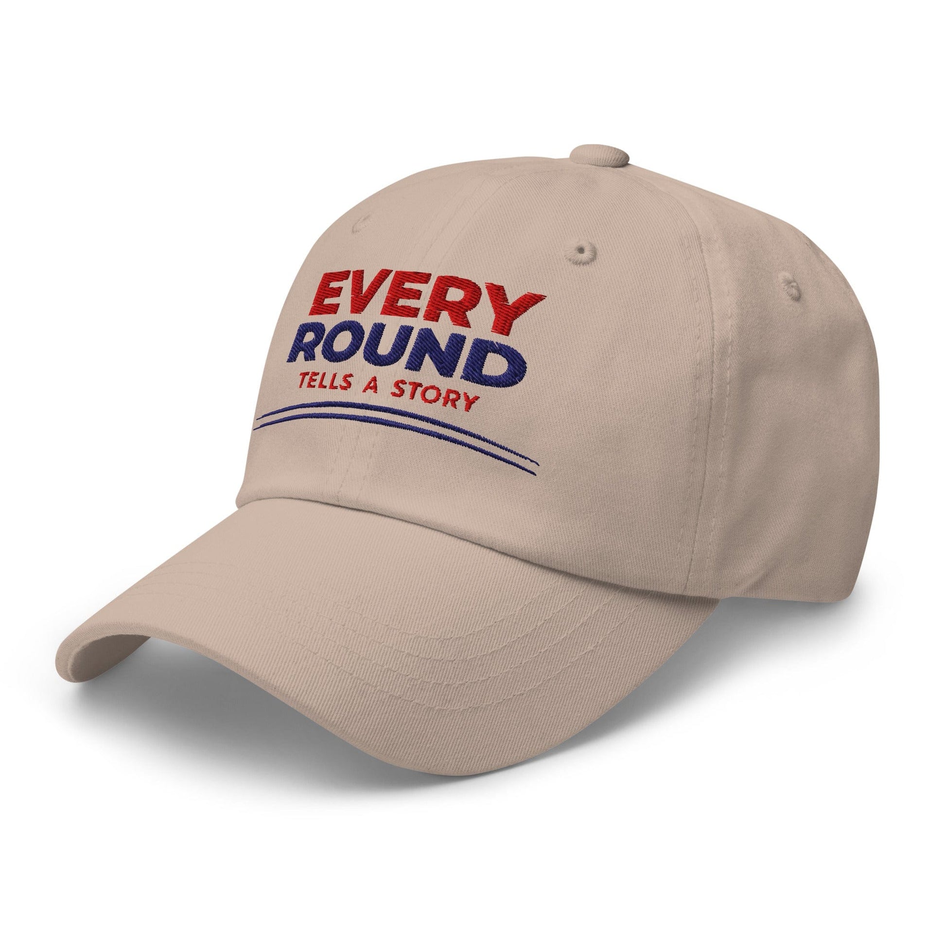 Every Round Tells A Story Embroidered Golf Cap - Funny Golf Tee by Swing Epic