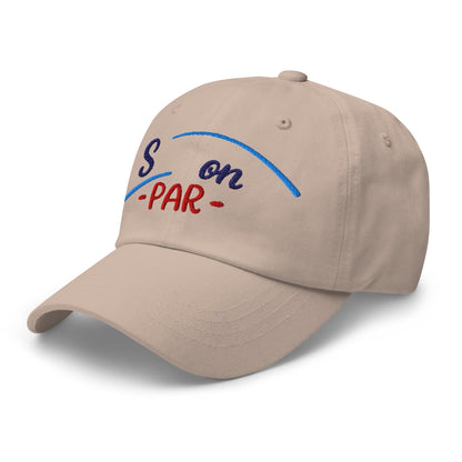 Stay on Par Embroidered Golf Cap - Funny Golf Tee by Swing Epic