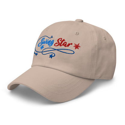 Swing Star's Celestial Charm Embroidered Golf Cap - Funny Golf Tee by Swing Epic