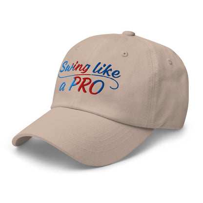 Swing Like A Pro Embroidered Golf Cap - Funny Golf Tee by Swing Epic
