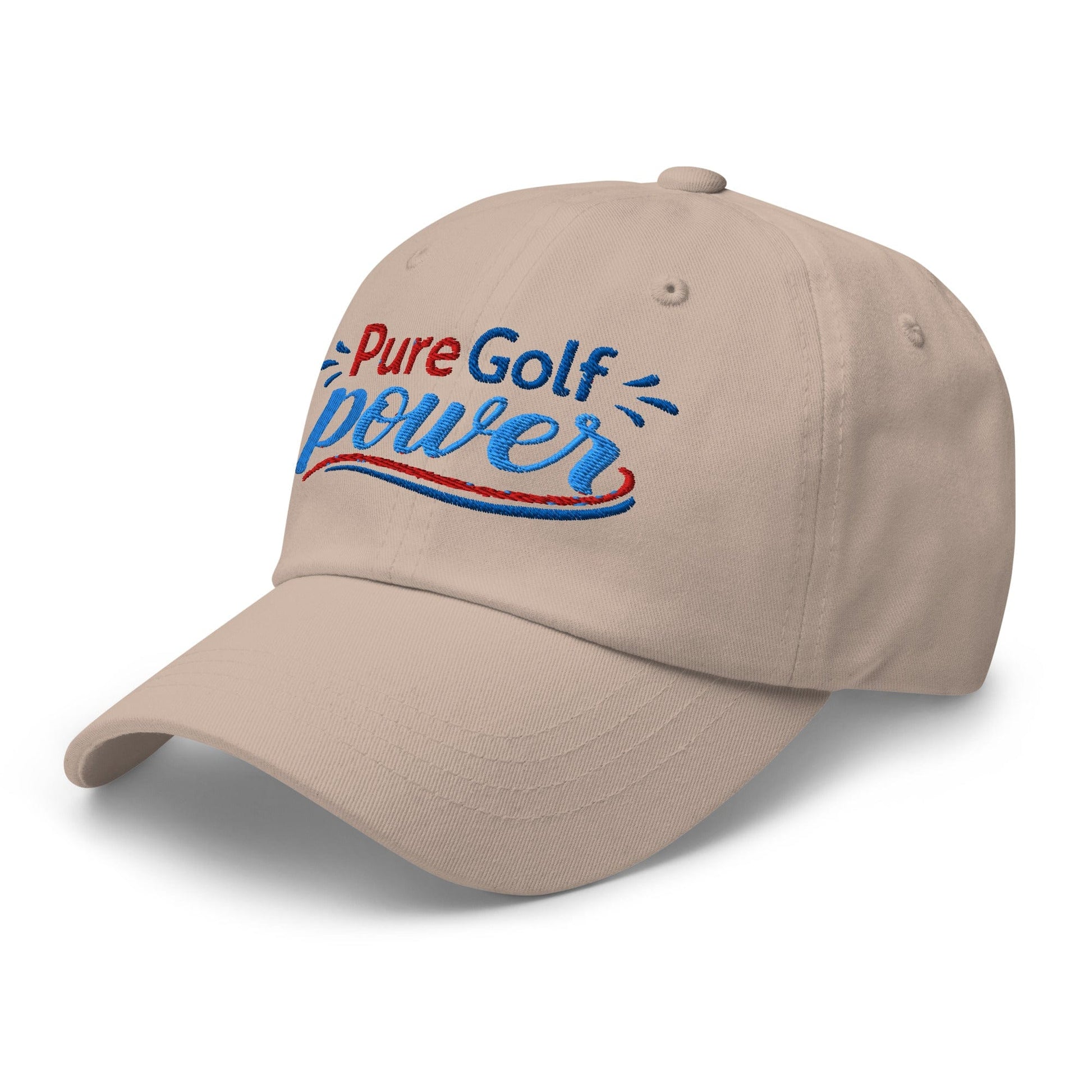 Pure Golf Power Embroidered Golf Cap - Funny Golf Tee by Swing Epic