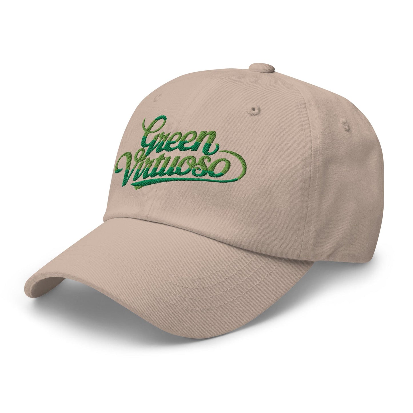 Green Virtuoso Embroidered Golf Cap - Funny Golf Tee by Swing Epic