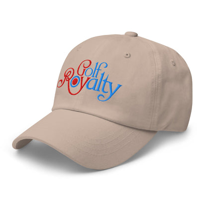 Golf Royalty Quirky Fun Embroidered Golf Cap - Funny Golf Tee by Swing Epic