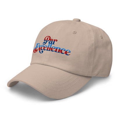 Par Excellence Embroidered Golf Cap - Funny Golf Tee by Swing Epic