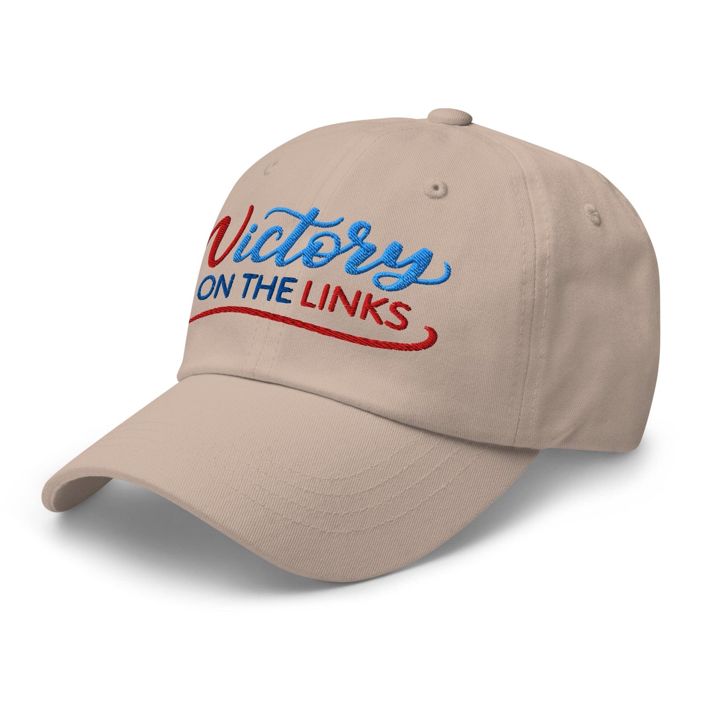 Victory on the Links Fun and Unique Embroidered Golf Cap - Funny Golf Tee by Swing Epic