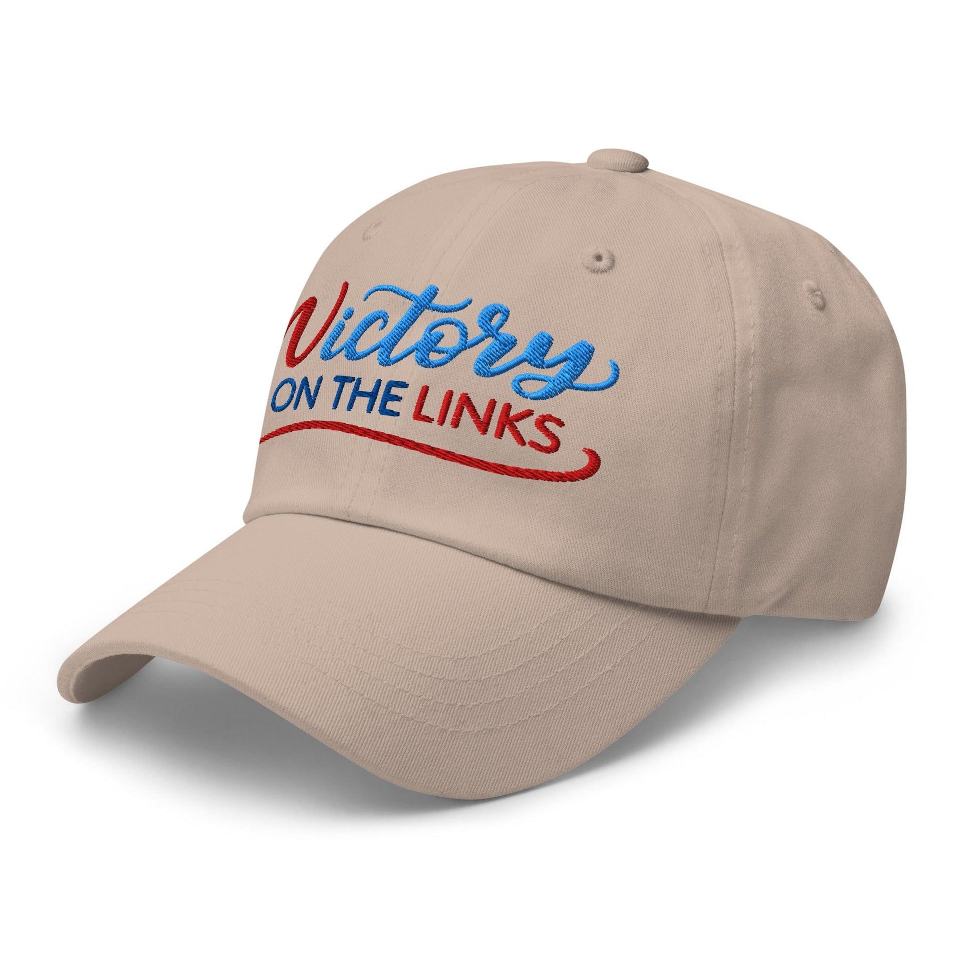 Victory on the Links Fun and Unique Embroidered Golf Cap - Funny Golf Tee by Swing Epic