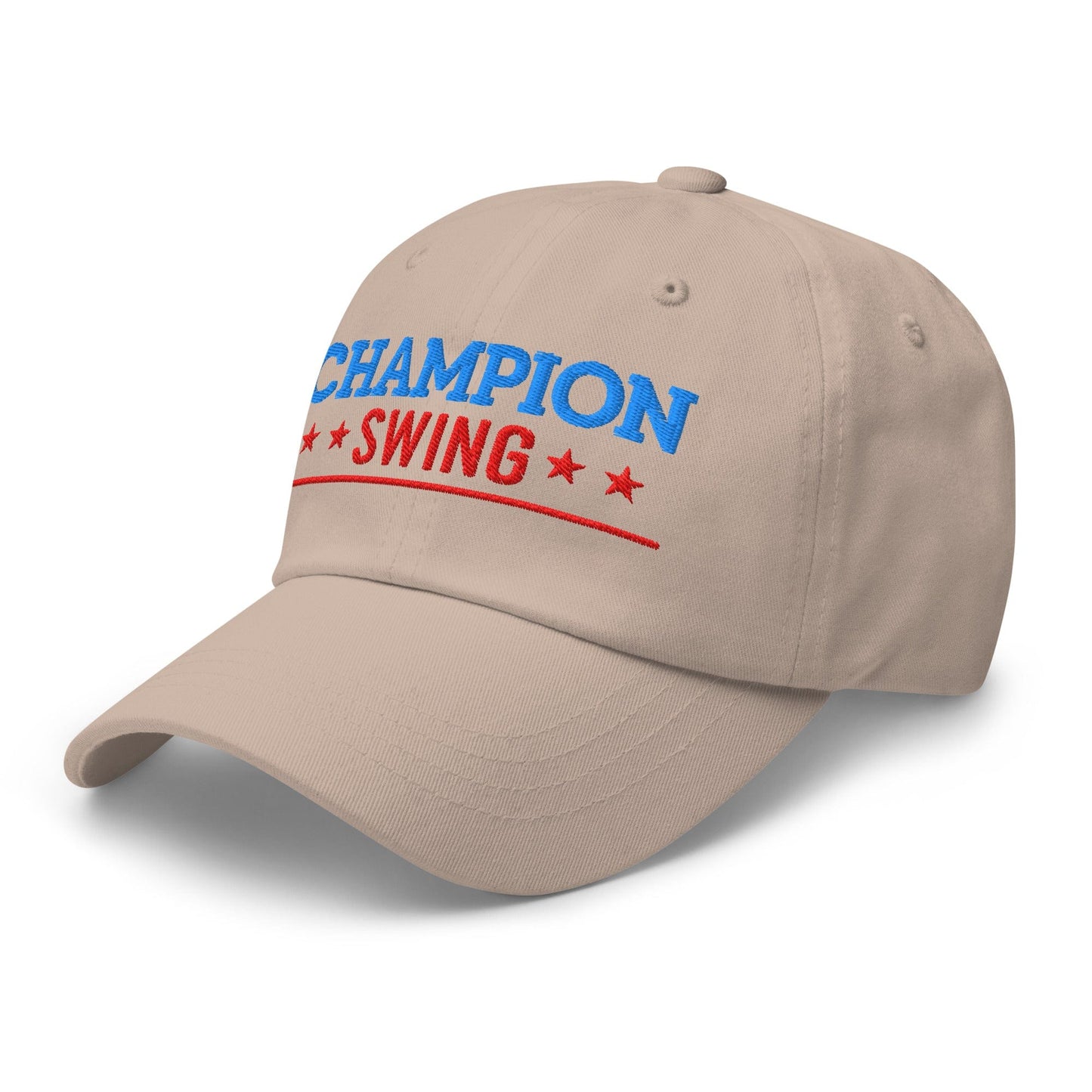 Champion Swing Star-Studded Fun Embroidered Golf Cap - Funny Golf Tee by Swing Epic