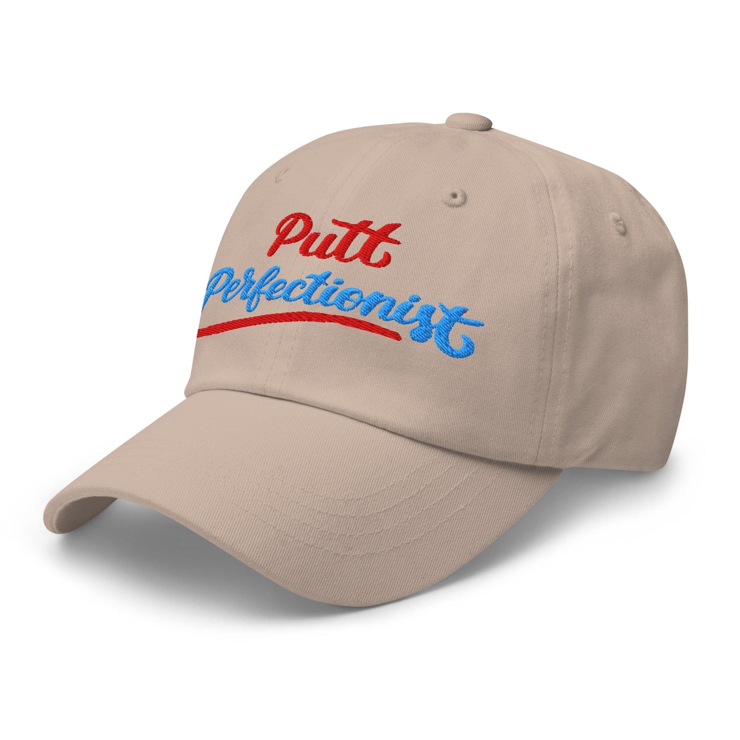 Putt Perfectionist Fun Embroidered Golf Cap - Funny Golf Tee by Swing Epic