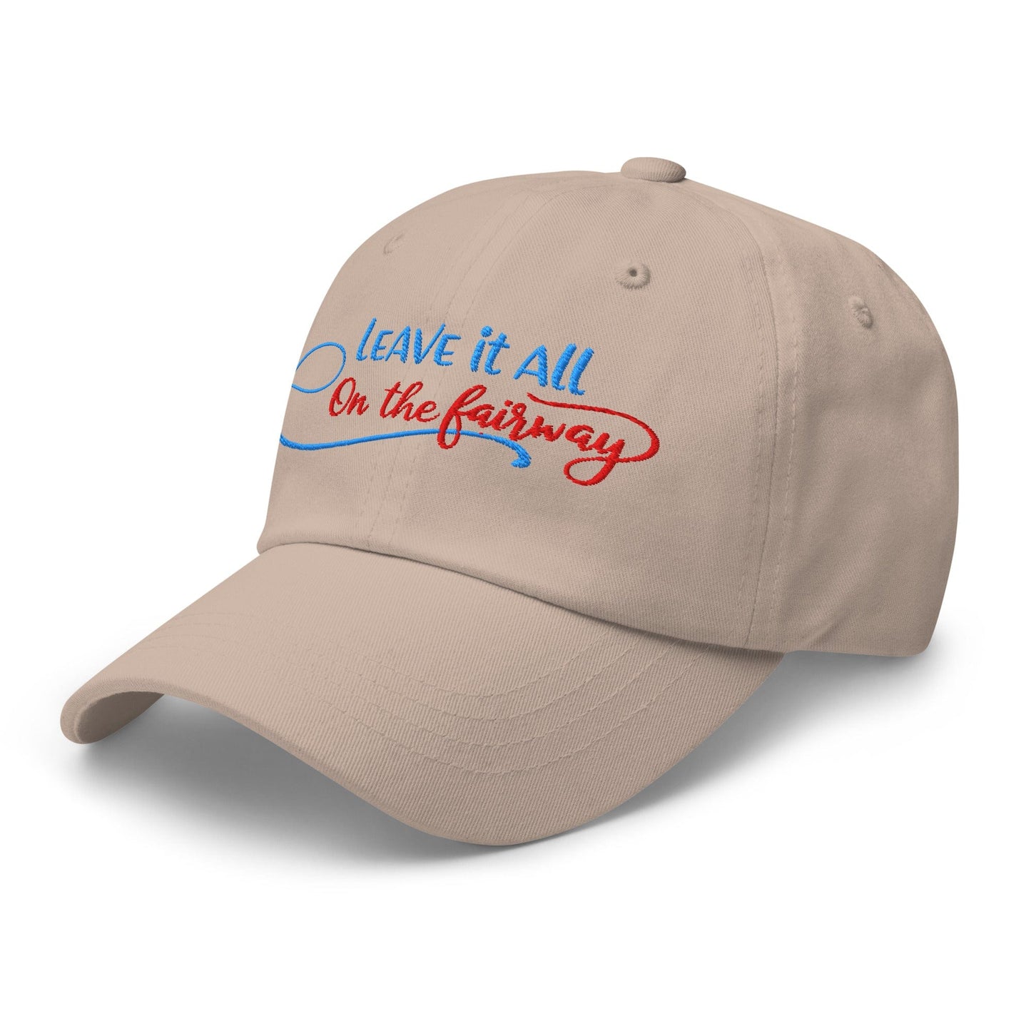 Leave it All on The Fairway Fun and Unique Embroidered Golf Cap - Funny Golf Tee by Swing Epic