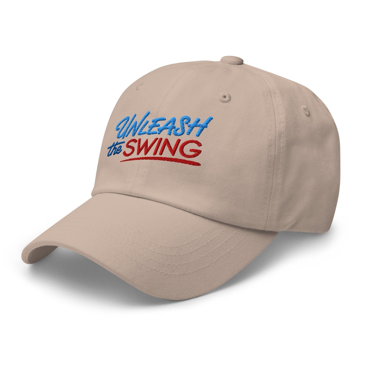 Unleash The Swing Embroidered Golf Cap - Funny Golf Tee by Swing Epic