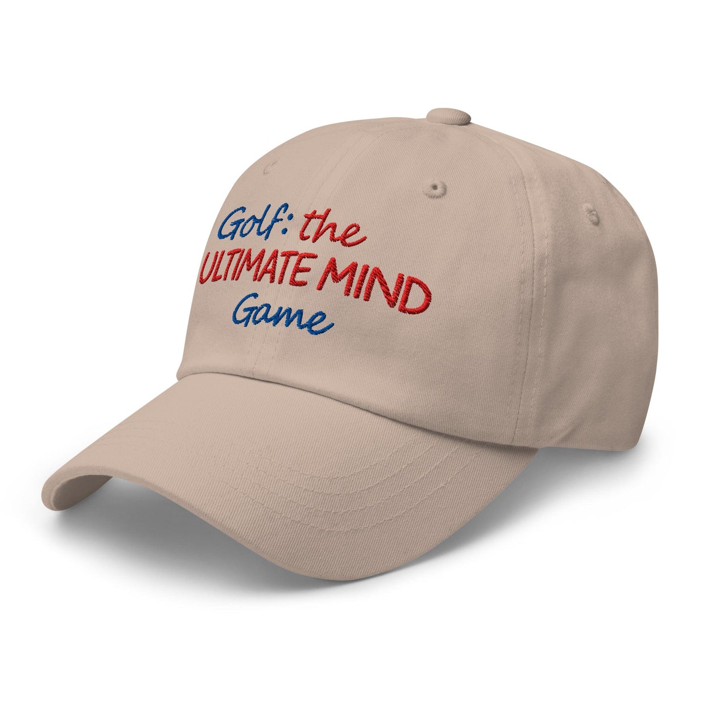 Golf: The Ultimate Mind Game Embroidered Golf Cap - Funny Golf Tee by Swing Epic