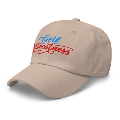 Golf Greatness Embroidered Golf Cap - Funny Golf Tee by Swing Epic
